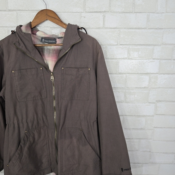 Free Country brown utility jacket - Picture 3 of 16